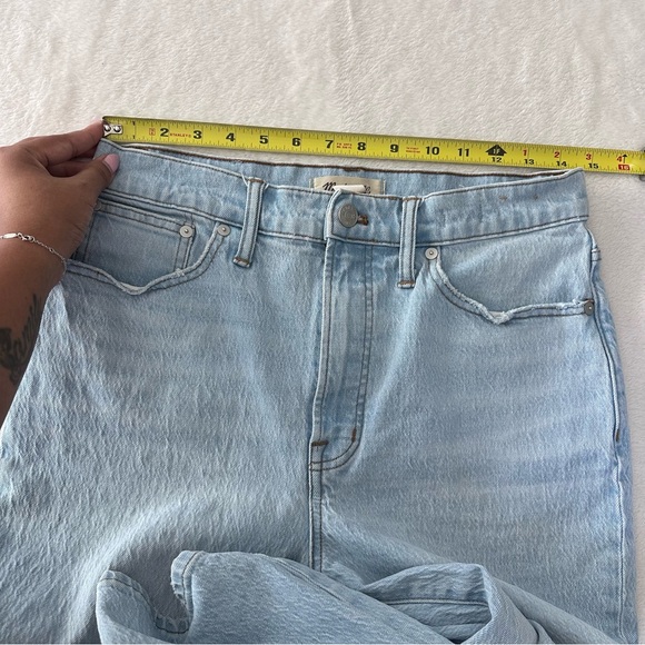 Madewell The Perfect Vintage Straight Jeans Distressed Size 28 - Picture 5 of 9